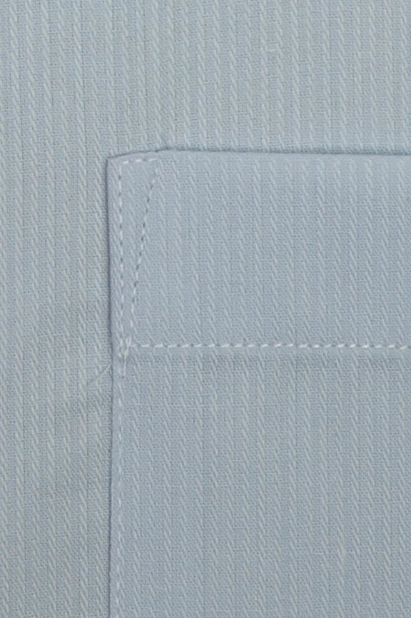 Sky Blue Self Stripes Formal Shirt - Image 3