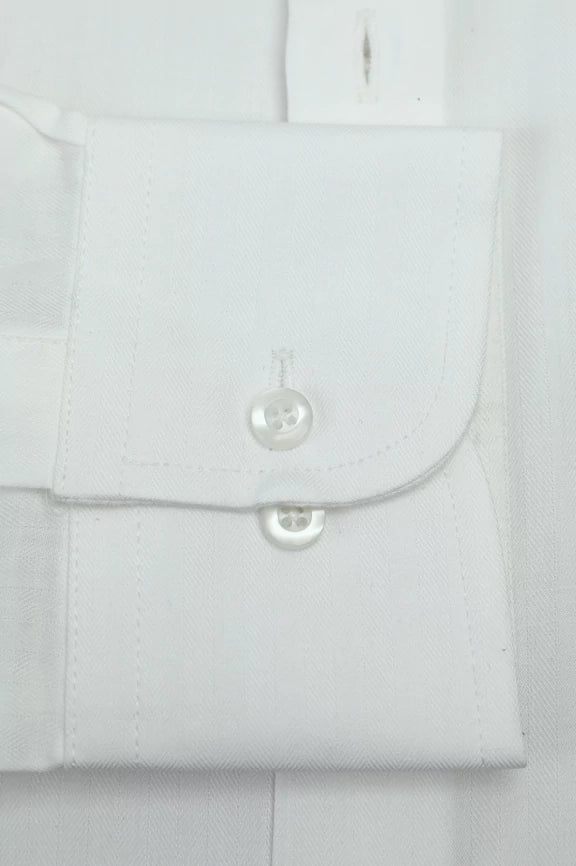 White Plain Formal Shirt - Image 4