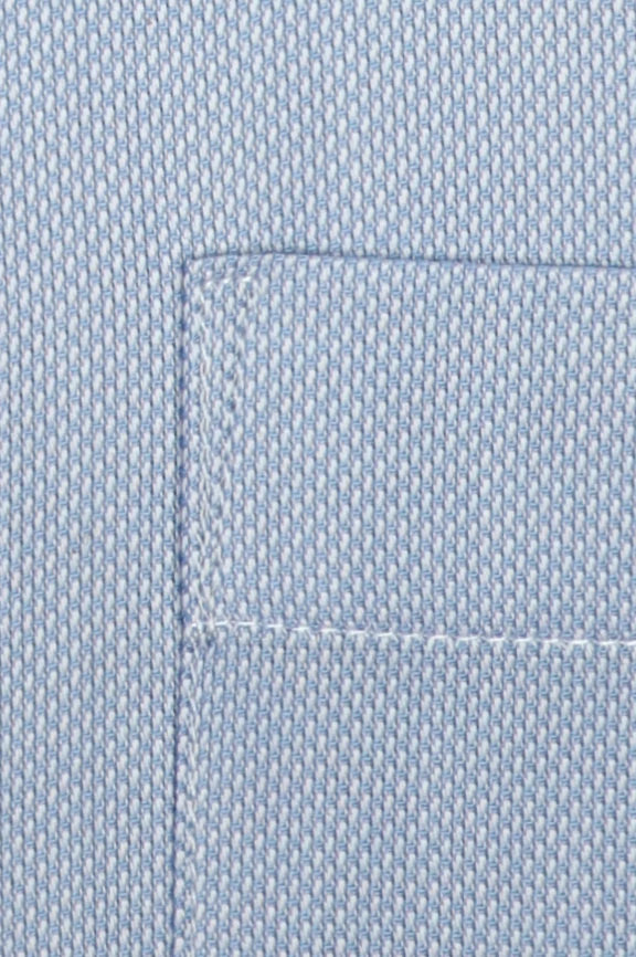 Textured Sky Blue Formal Shirt - Image 3