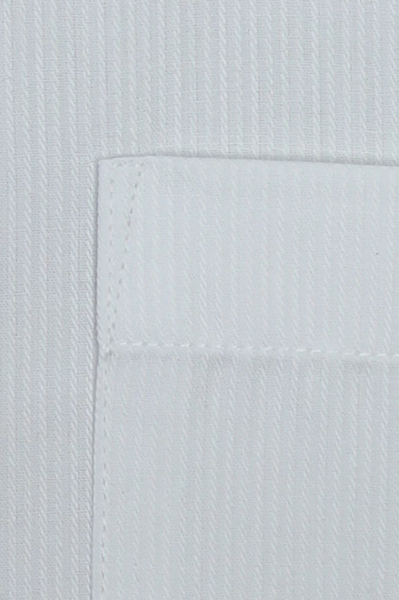 White Self Formal Shirt - Image 3