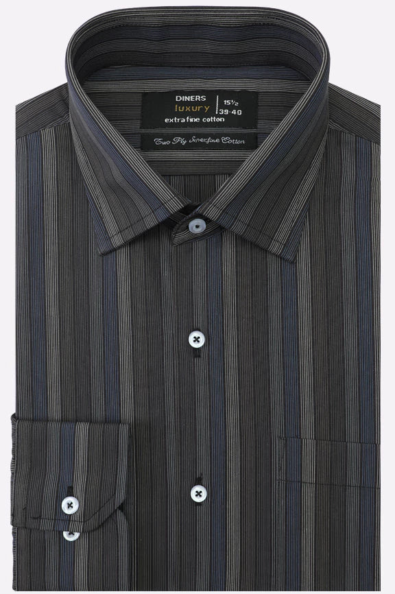Multicolor Pinstripes Formal Shirt