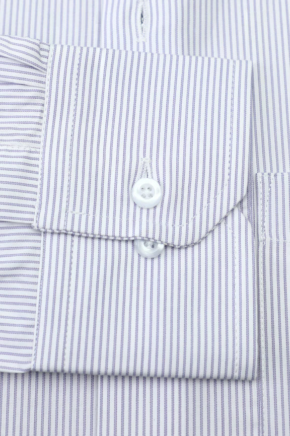 Purple Stripes Formal Shirt - Image 3
