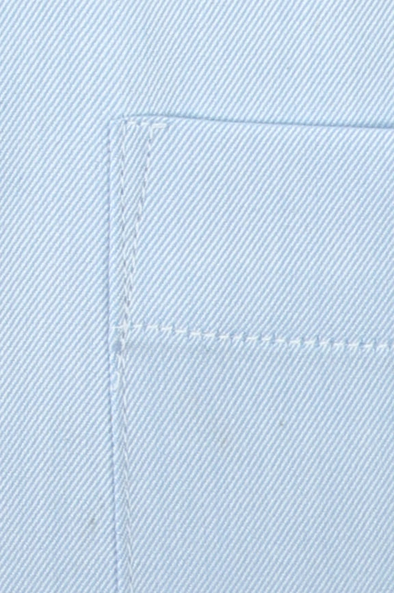 Sky Blue Twill Textured Formal Shirt - Image 4