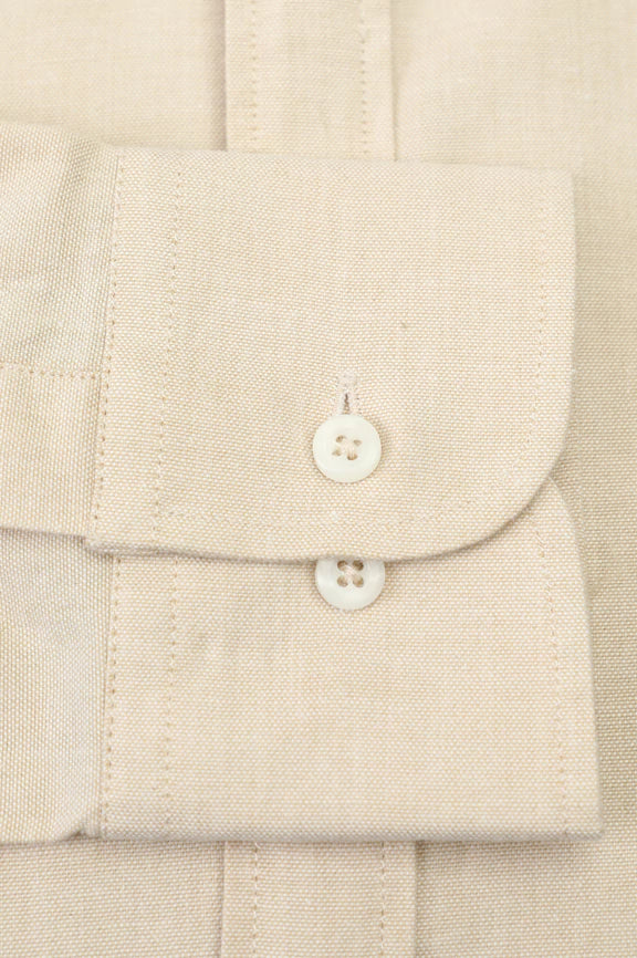 Yellow Self Textured Casual Shirt - Image 3