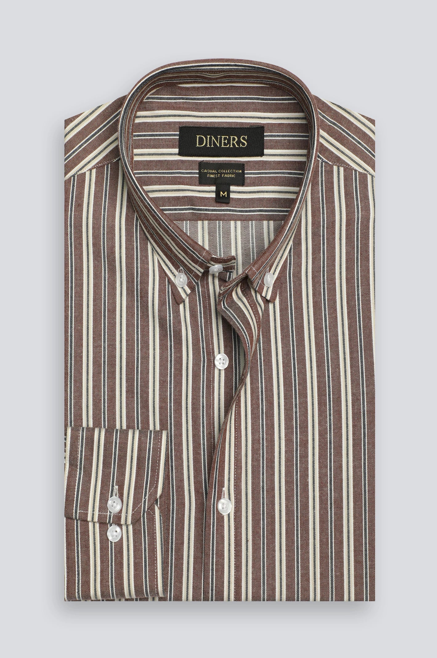 Multicolor Stripes Casual Shirt - Image 4