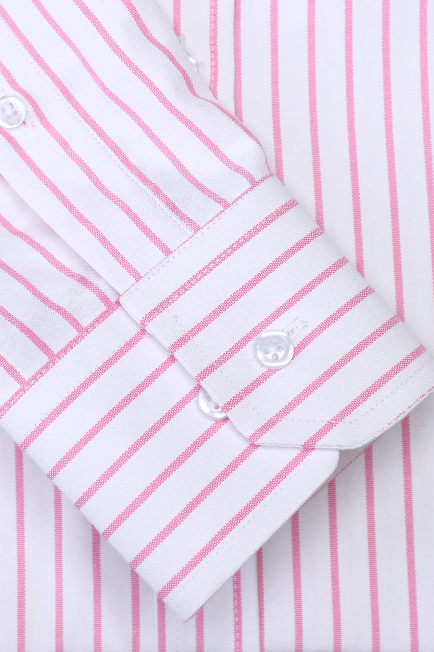 Pink Pinstripe Casual Shirt - Image 3