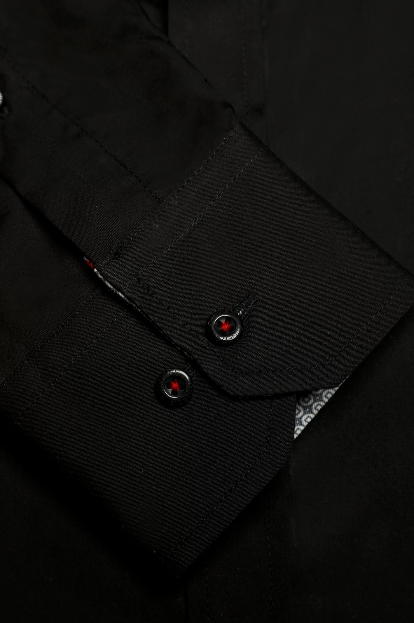 Black Plain Casual Shirt - Image 3