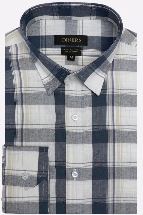 Multicolor Plaid Check Casual Shirt
