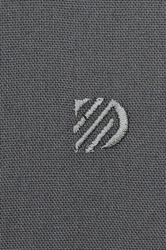 Dark Grey Self Casual Shirt - Image 4