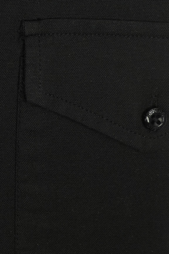 Black Self Textured Casual Shirt - Image 4