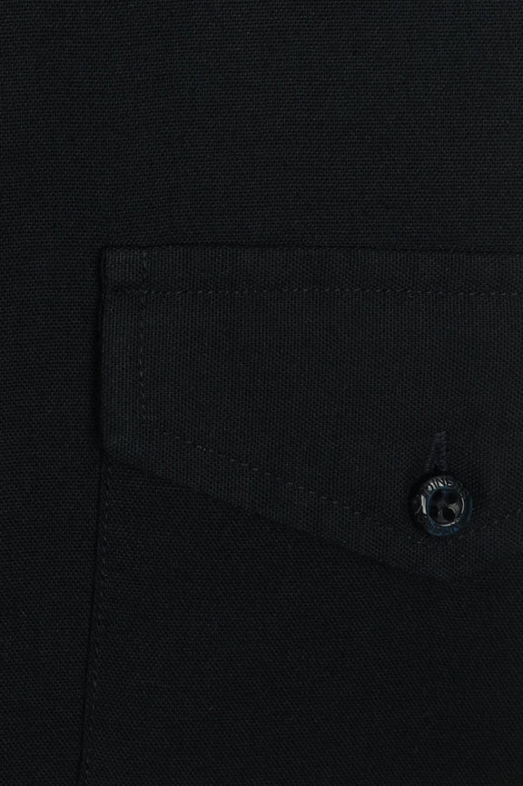 Navy Blue Self Textured Casual Shirt - Image 4