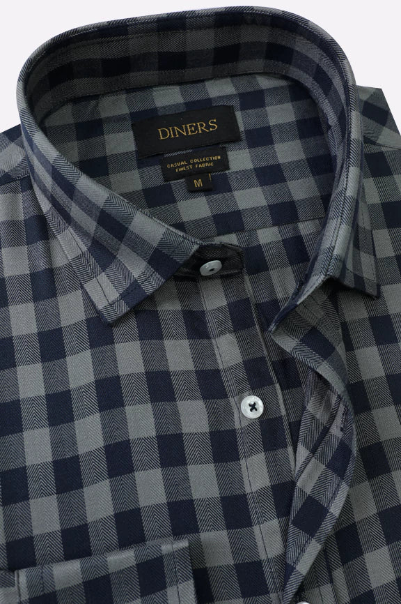 Multicolor Gingham Check Casual Shirt - Image 2