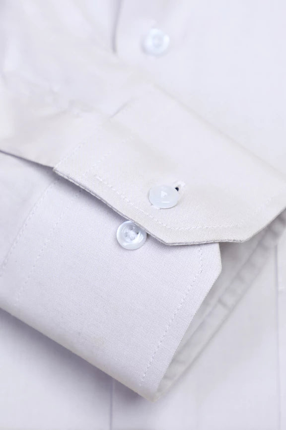 Light Grey Self Formal Autograph Shirt - Image 3