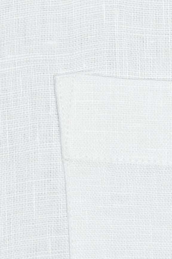 White Formal Autograph Linen Shirt - Image 4