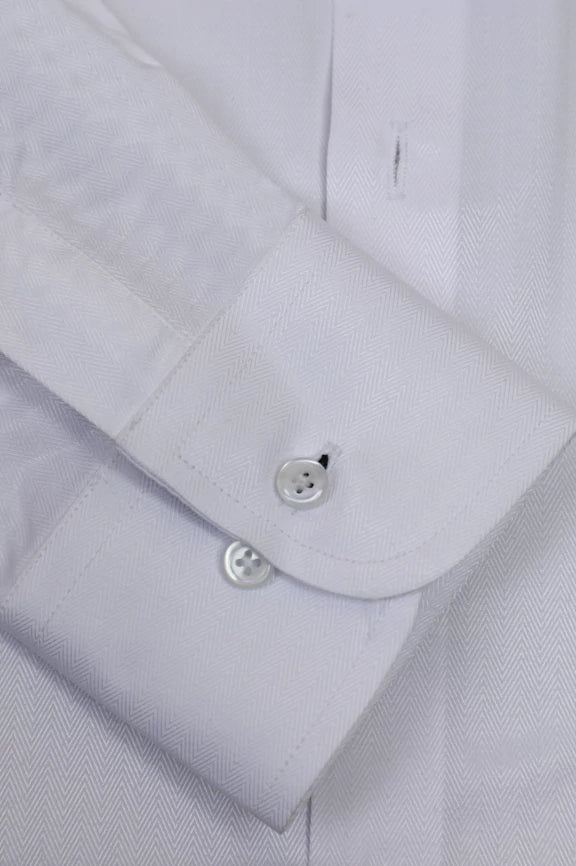 White Dobby Formal Autograph Shirt - Image 3