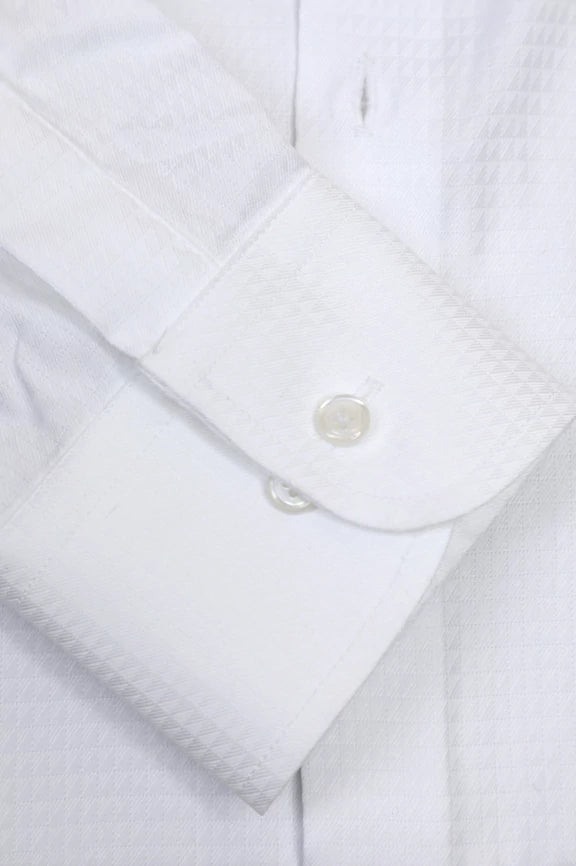 White Dobby Formal Autograph Shirt - Image 3