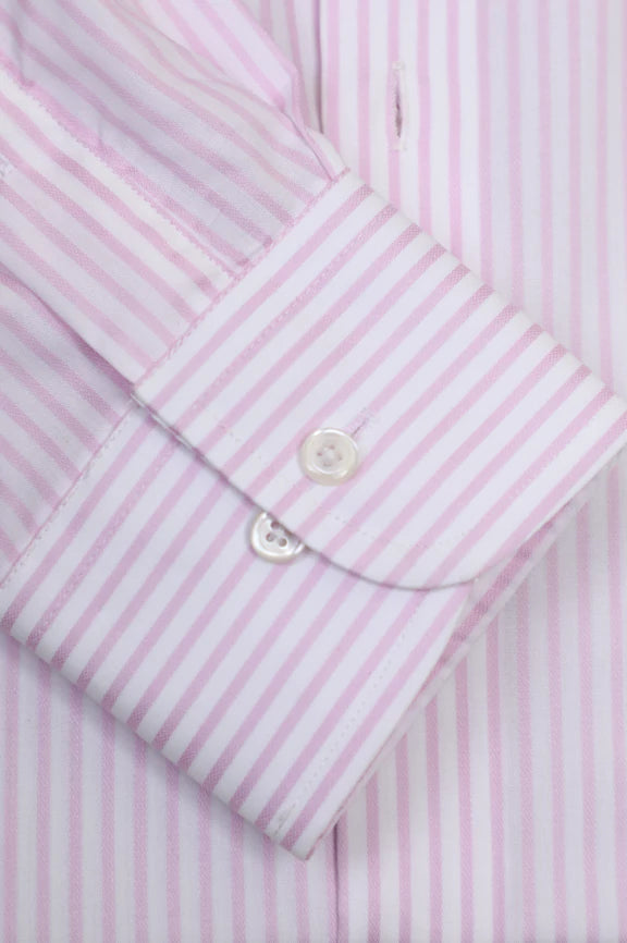 Pink Stripes Formal Autograph Shirt - Image 3