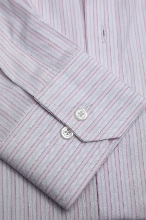 Pink Stripes Formal Autograph Shirt - Image 3