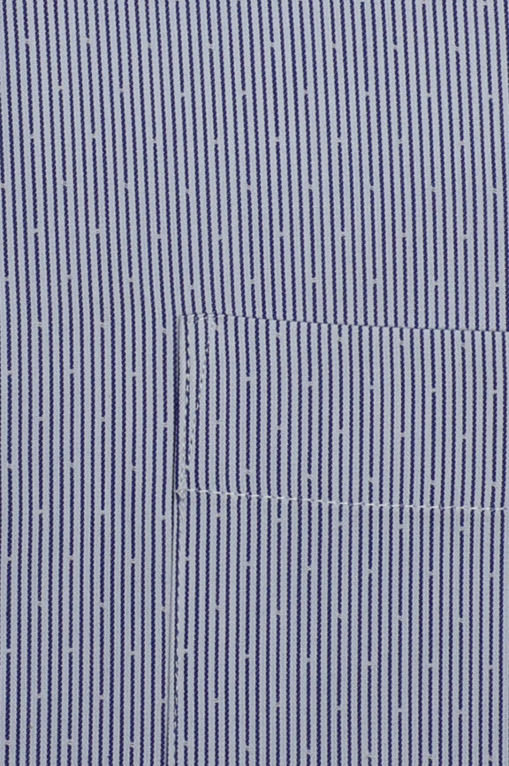 Blue Stripes Formal Autograph Shirt - Image 4