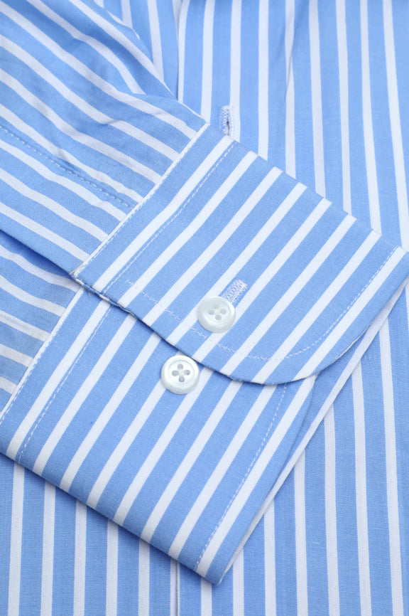Blue Stripes Formal Autograph Shirt - Image 3