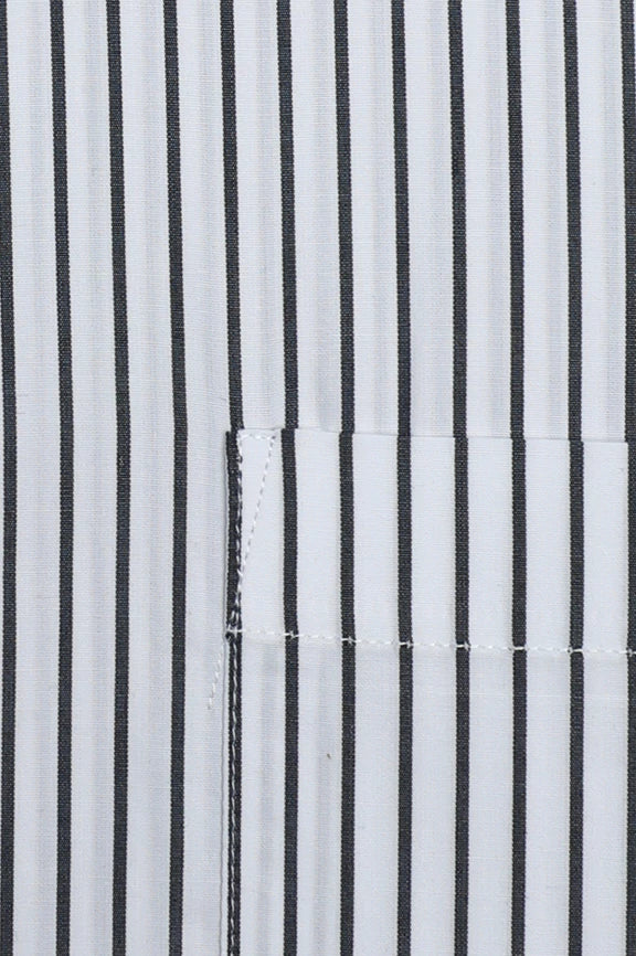 White Pinstripes Formal Autograph Shirt - Image 4