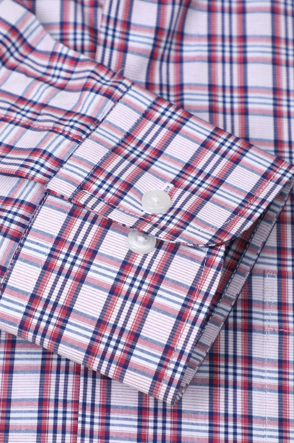 Multicolor Check Formal Autograph Shirt - Image 3