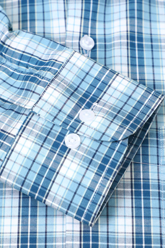 Blue Check Formal Autograph Shirt - Image 3
