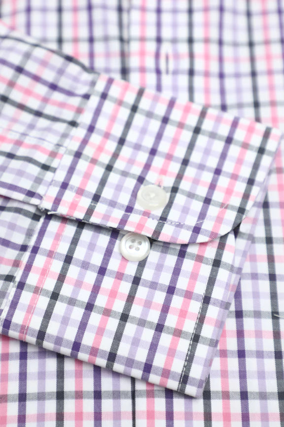 Multicolor Tattersall Check Formal Autograph Shirt - Image 3