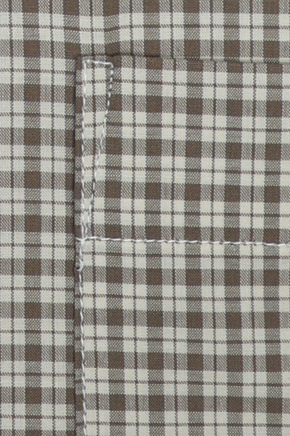 Brown Check Formal Autograph Shirt - Image 3