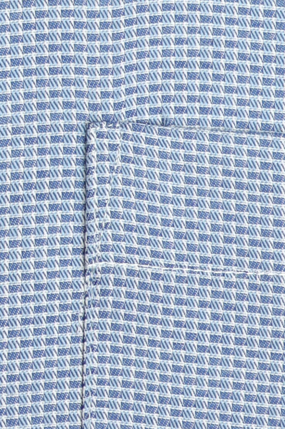 Blue Houndstooth Formal Autograph Shirt - Image 4
