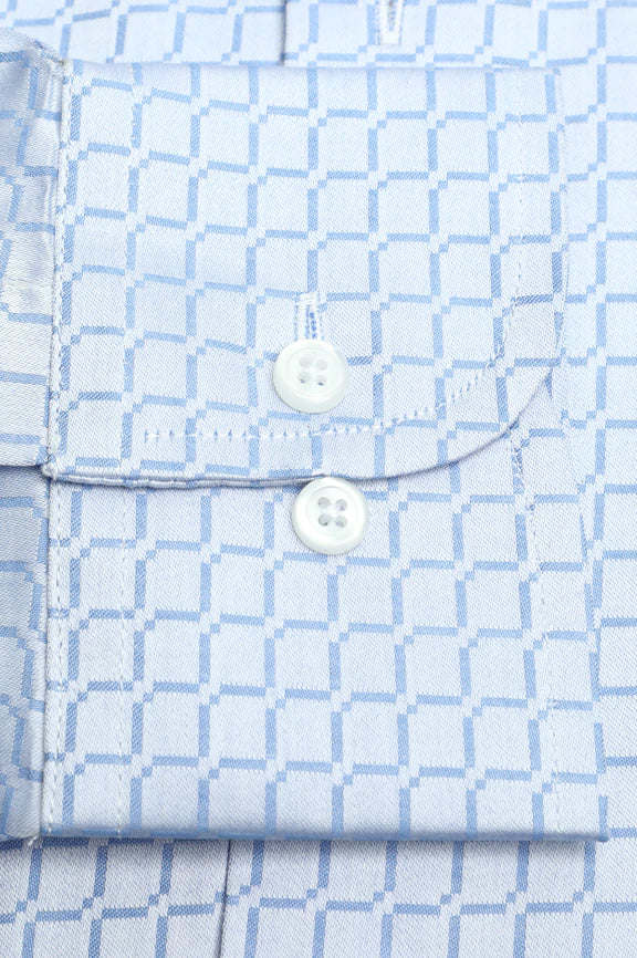 Blue Check Formal Autograph Shirt - Image 3