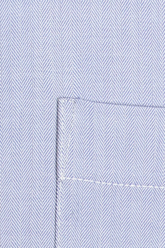 Blue Self Chevron Formal Autograph Shirt - Image 4