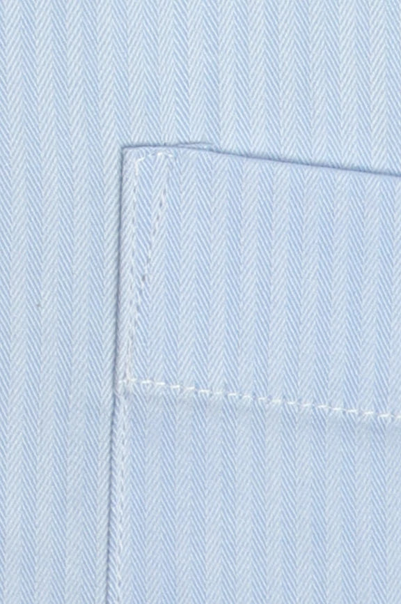 Sky Blue Self Formal Autograph Shirt - Image 4