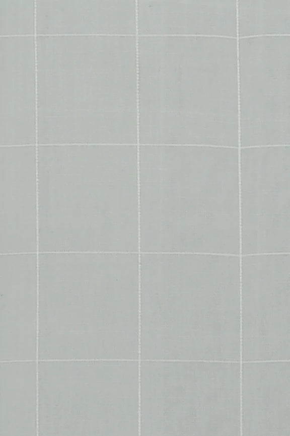 White Windowpane Check Formal Shirt - Image 4