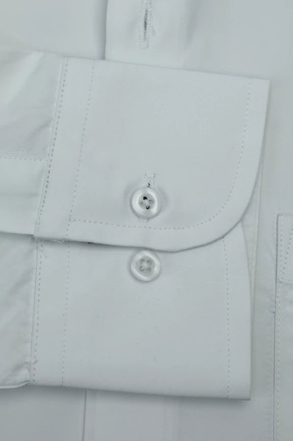 White Plain Formal Autograph Shirt - Image 3