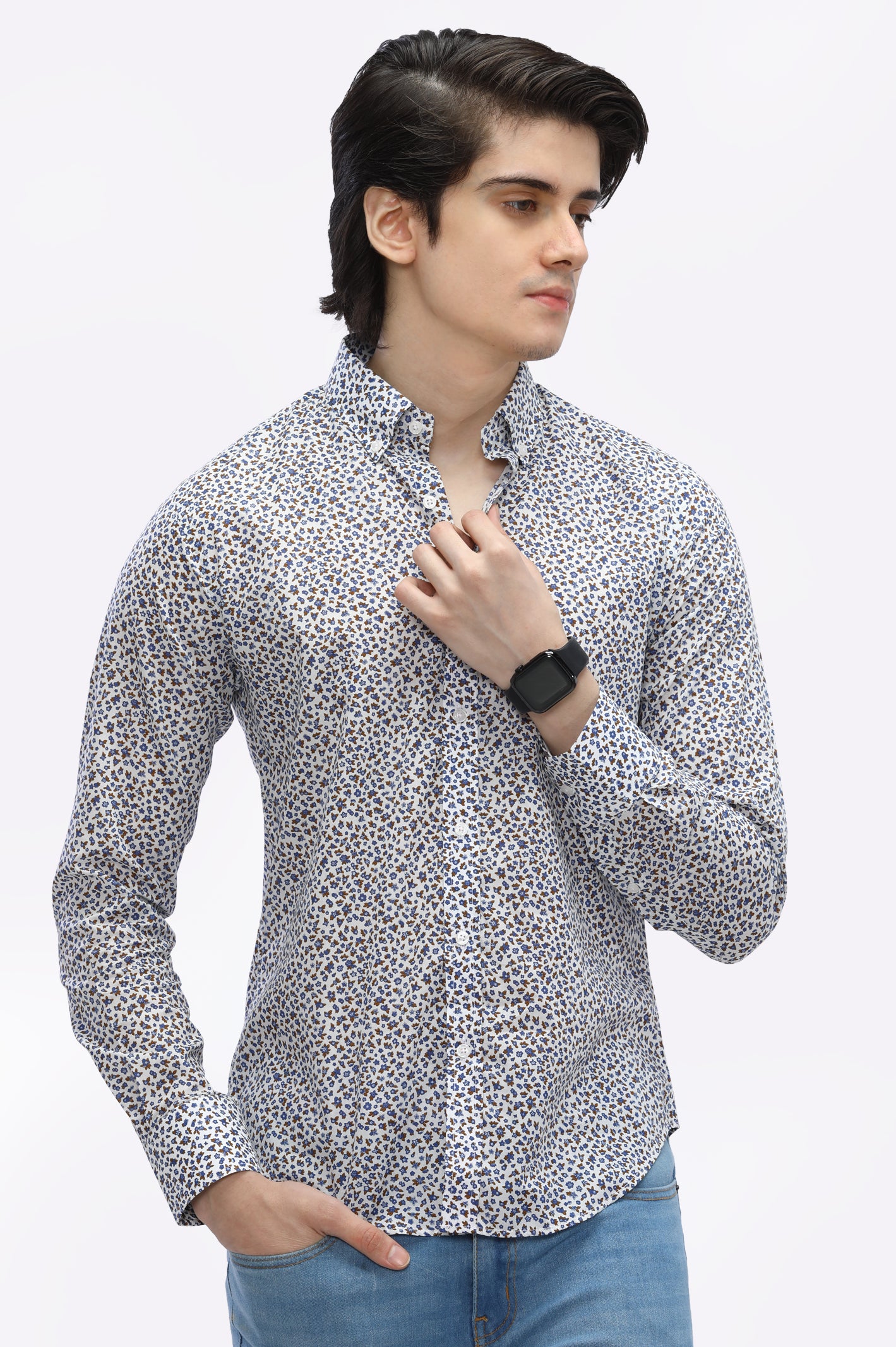 Multicolor Printed Casual Milano Shirt - Image 2