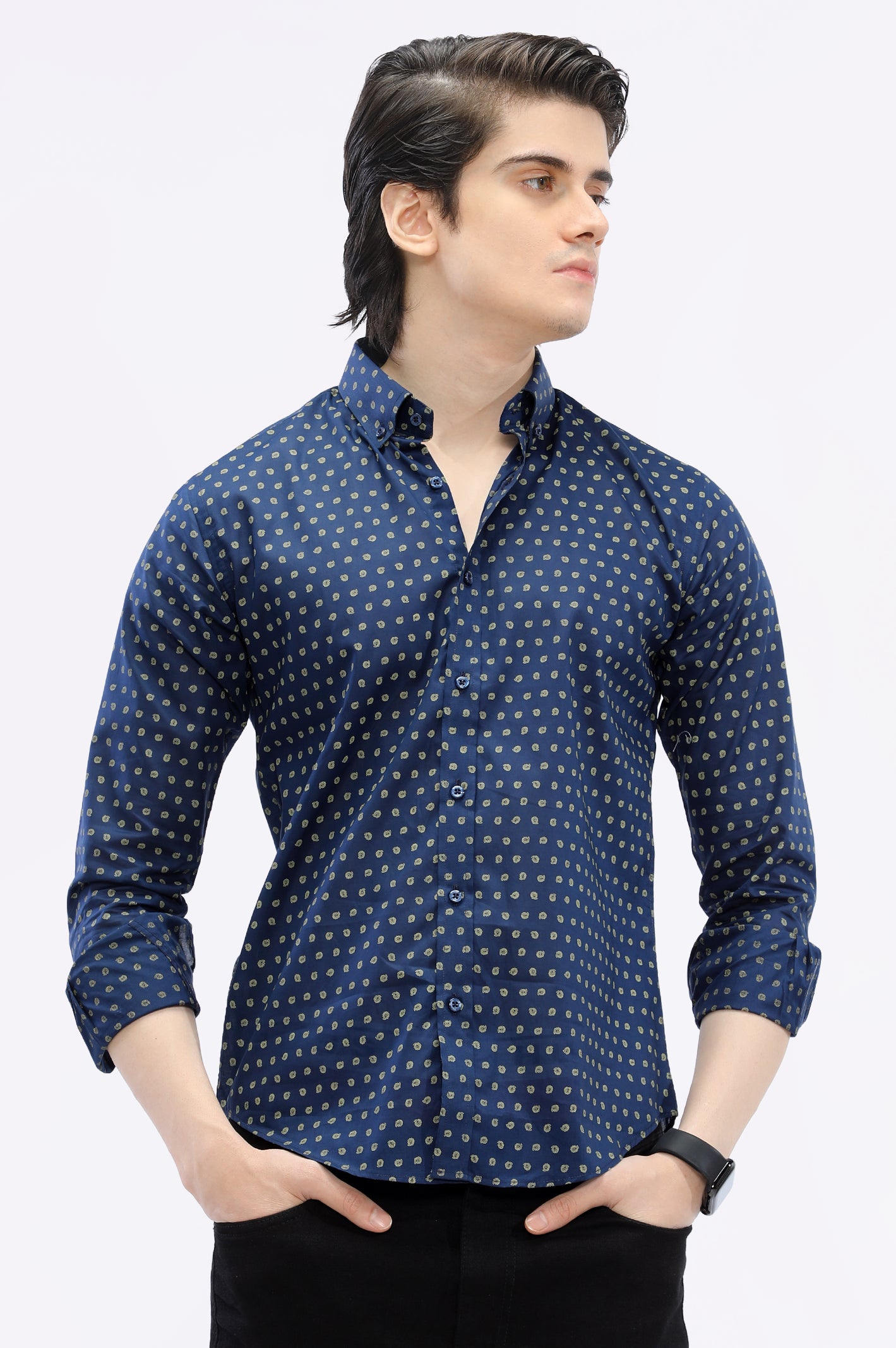 Multicolor Printed Casual Milano Shirt