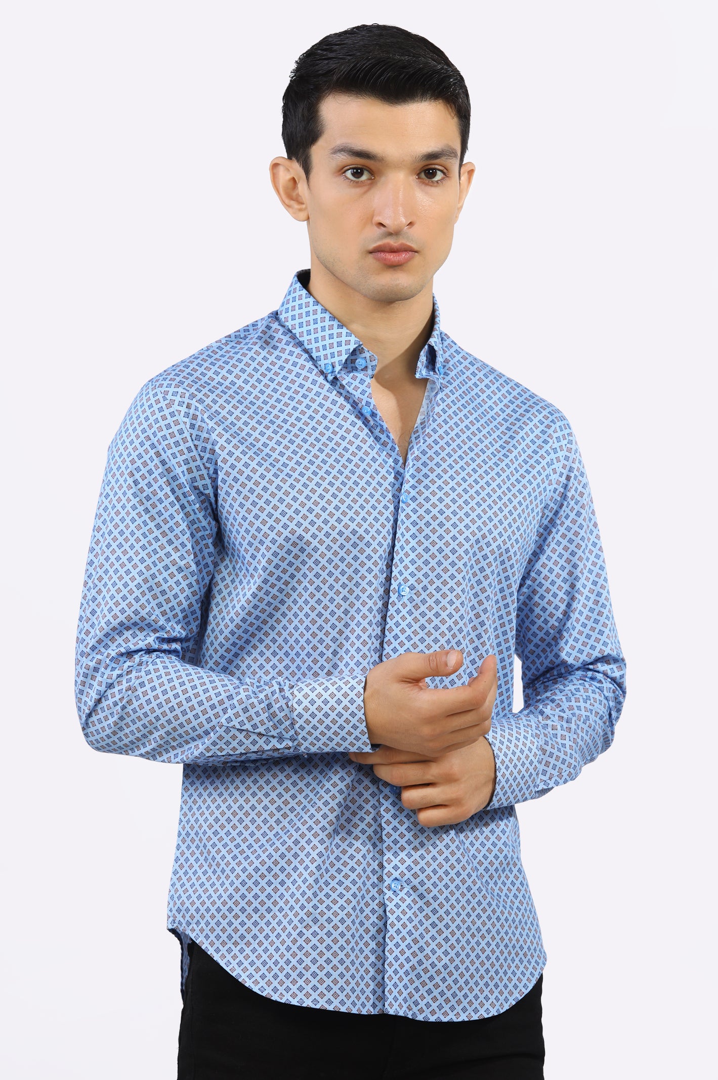 Multicolor Printed Casual Milano Shirt - Image 3