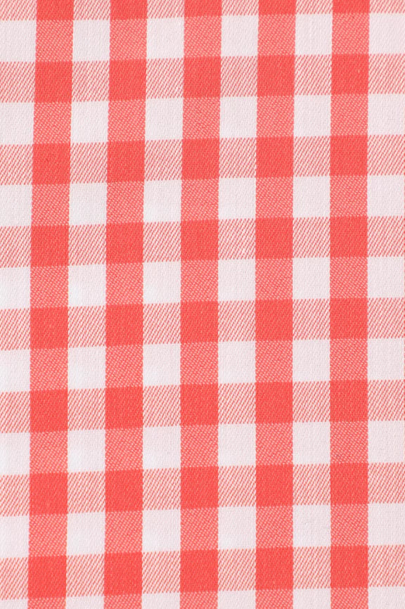 Peach Gingham Check Casual Shirt - Image 4