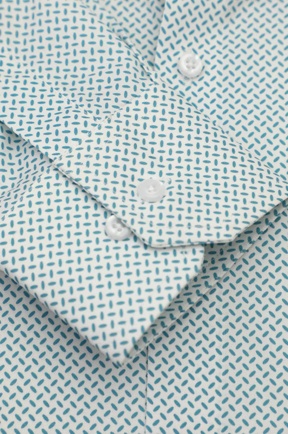 Aqua Printed Casual Shirt - Image 3
