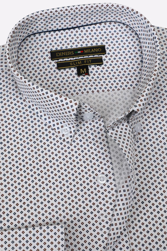 Multicolor Print Pattern Casual Shirt - Image 2