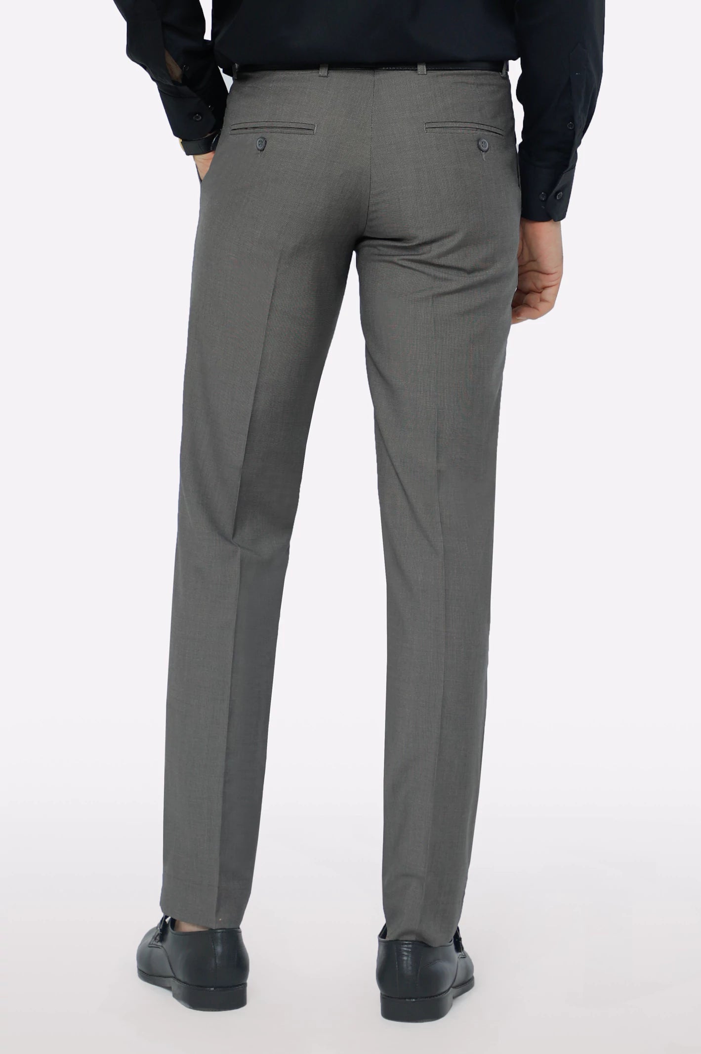 Light Brown Smart Fit Formal Trouser - Image 3
