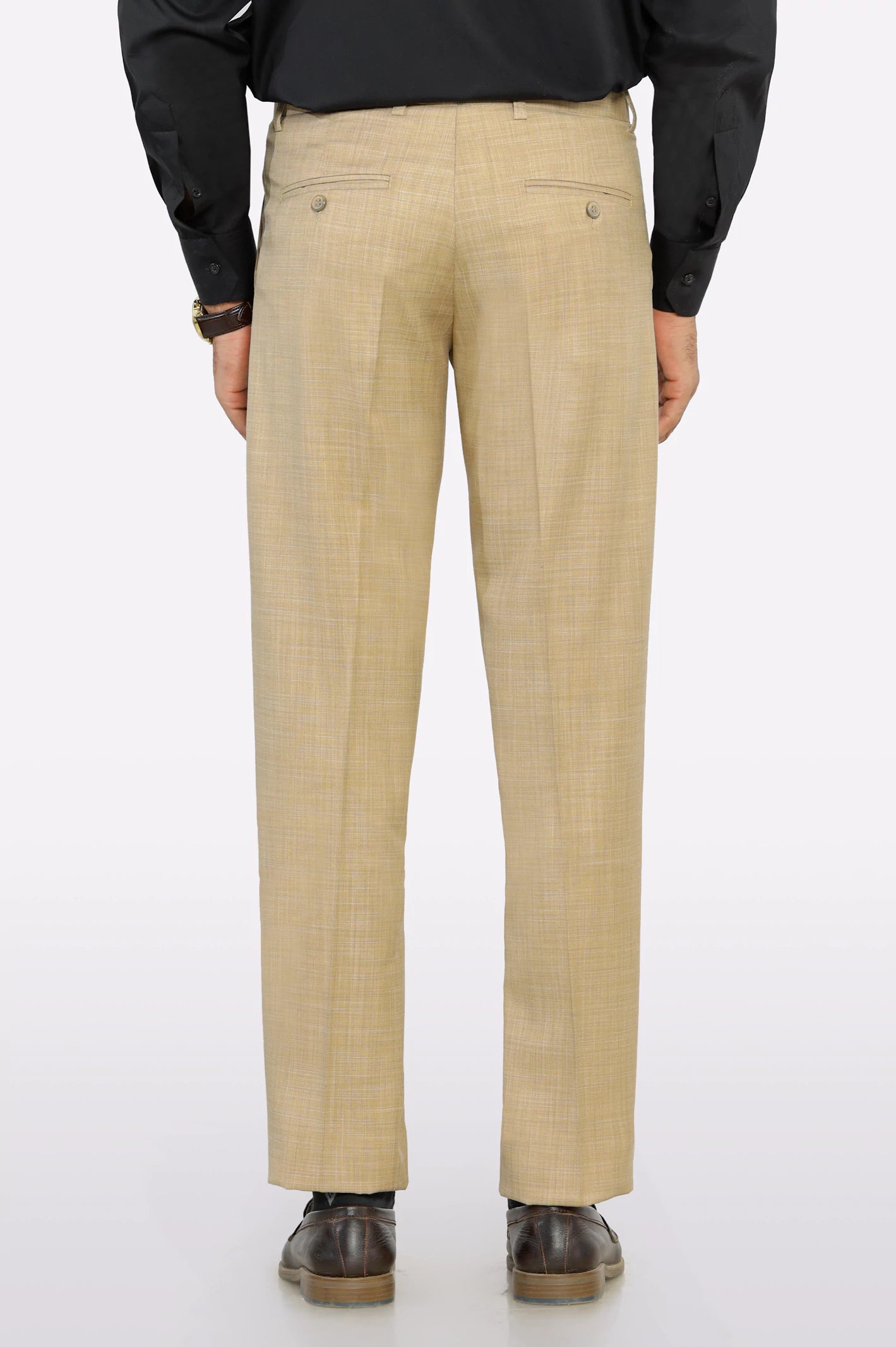 Fawn Smart Fit Formal Trouser - Image 3