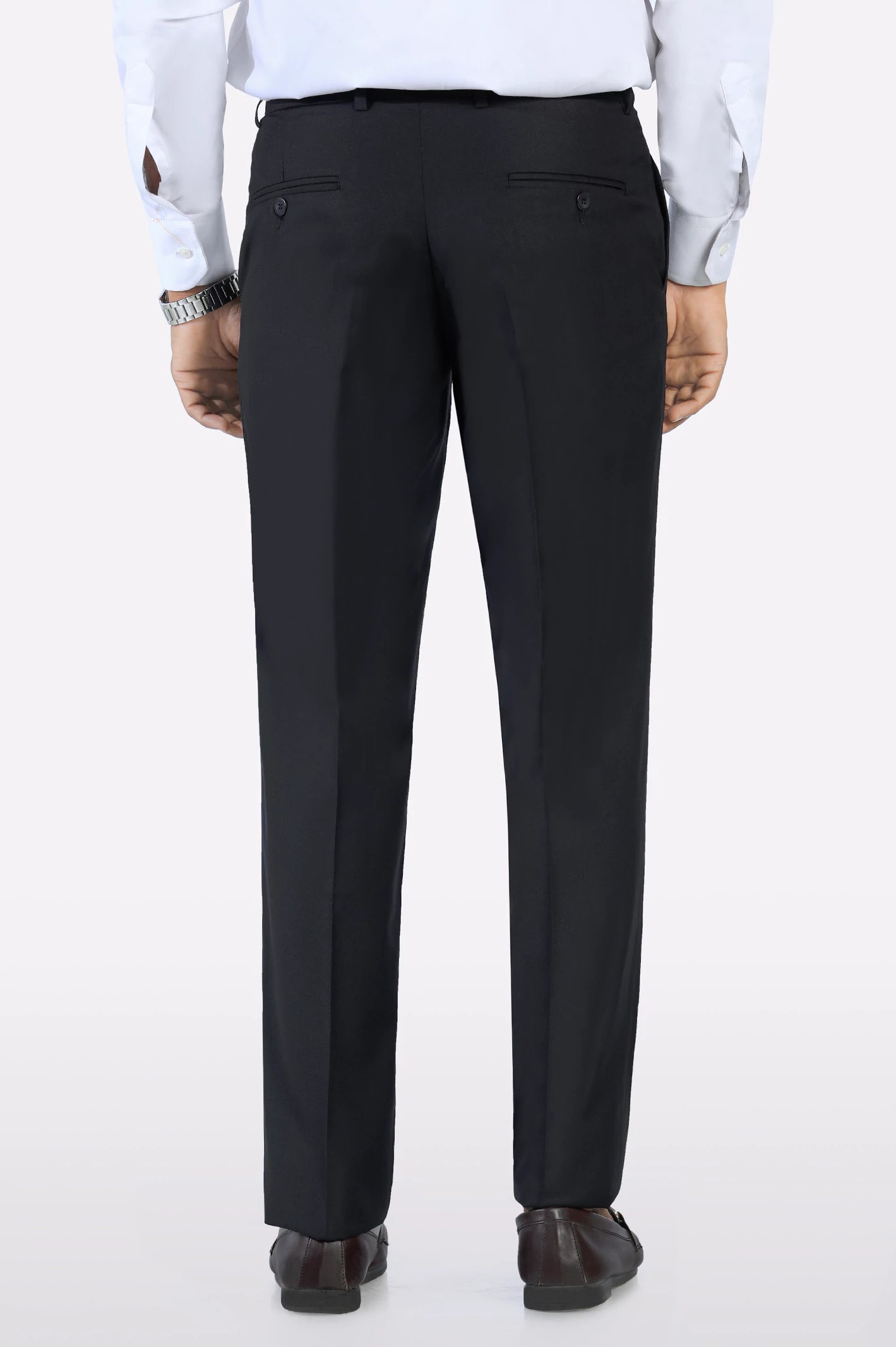Black Smart Fit Formal Trouser - Image 3