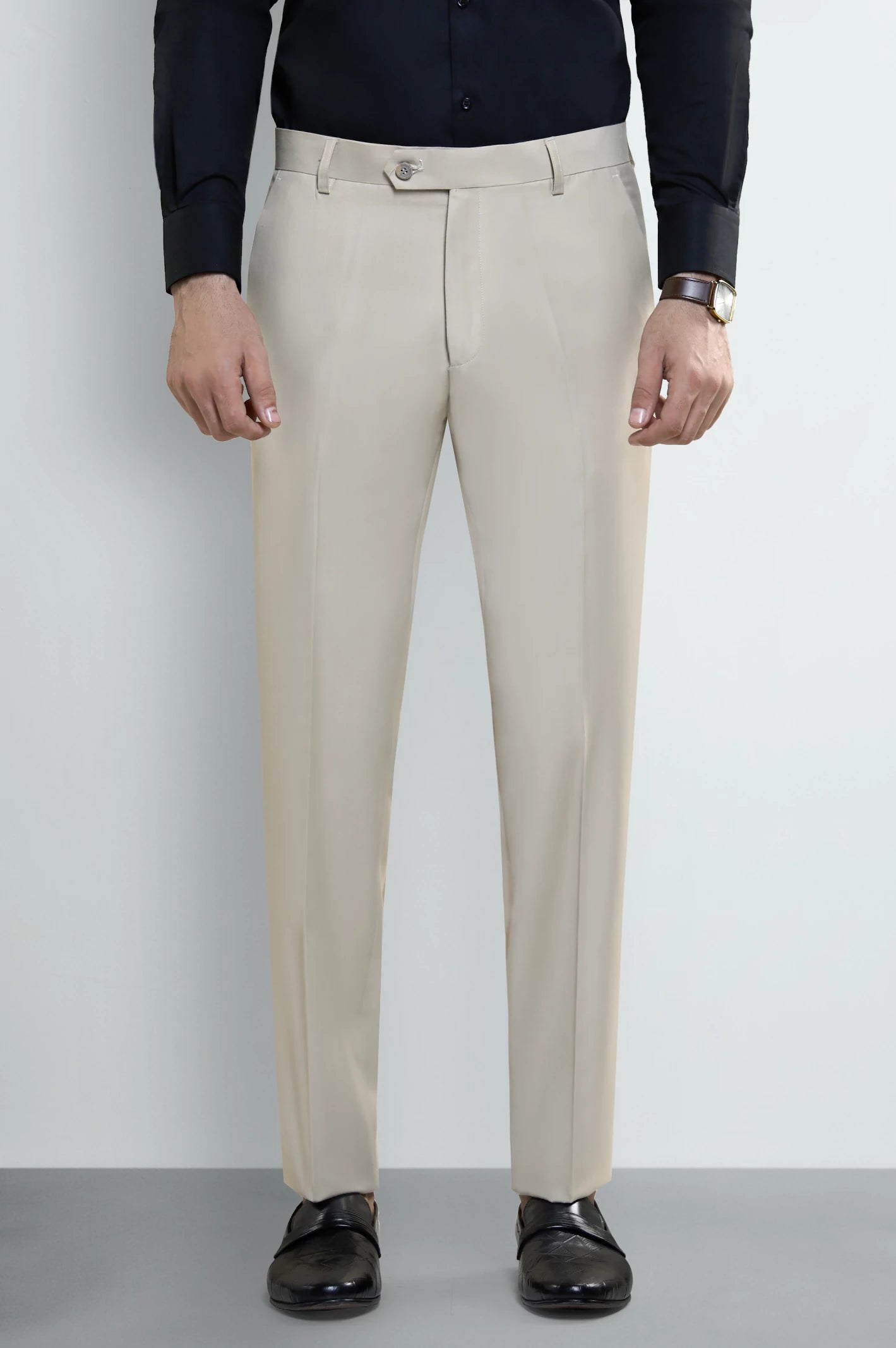 Fawn Smart Fit Formal Trouser