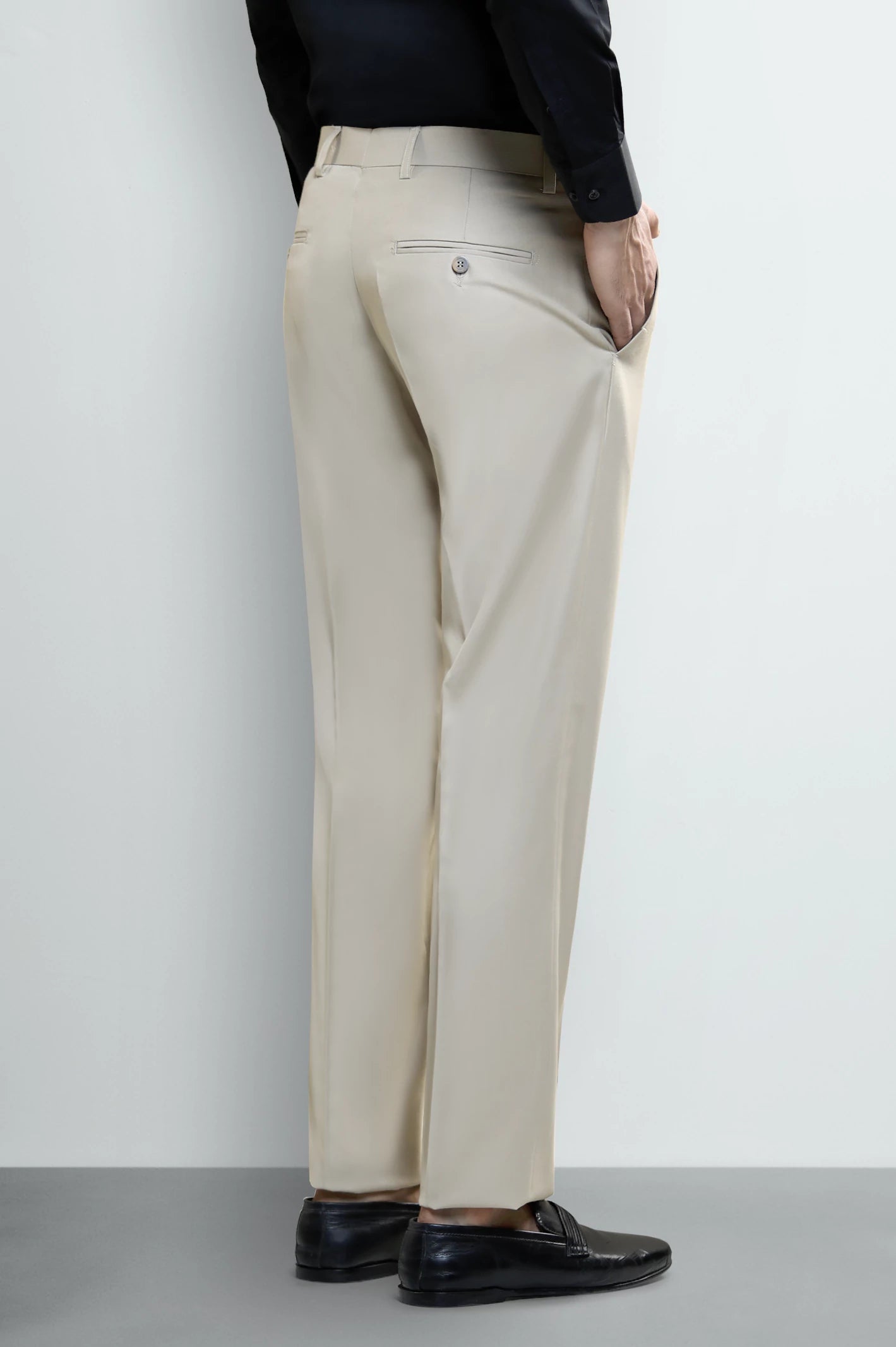 Fawn Smart Fit Formal Trouser - Image 3