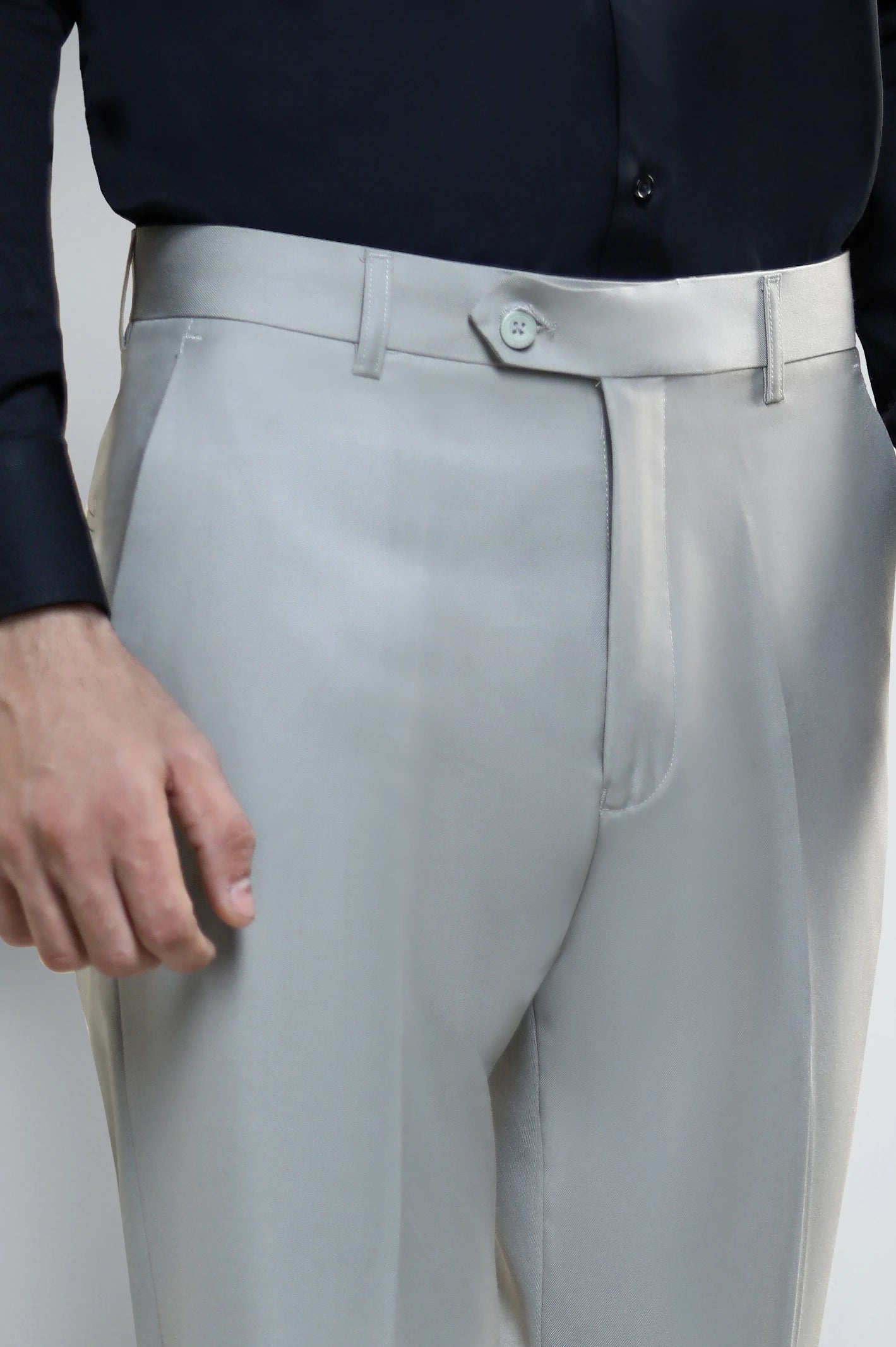 Sand Smart Fit Formal Trouser - Image 2