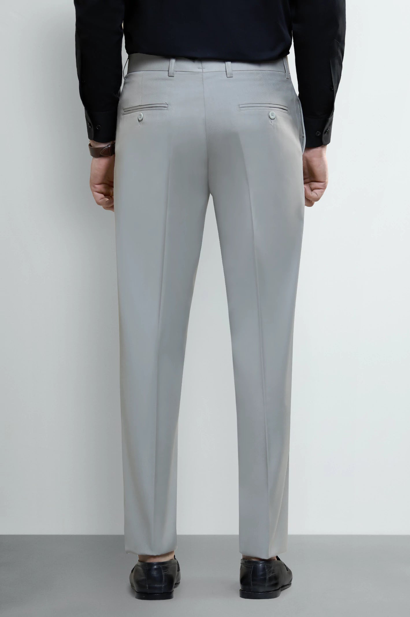 Sand Smart Fit Formal Trouser - Image 3
