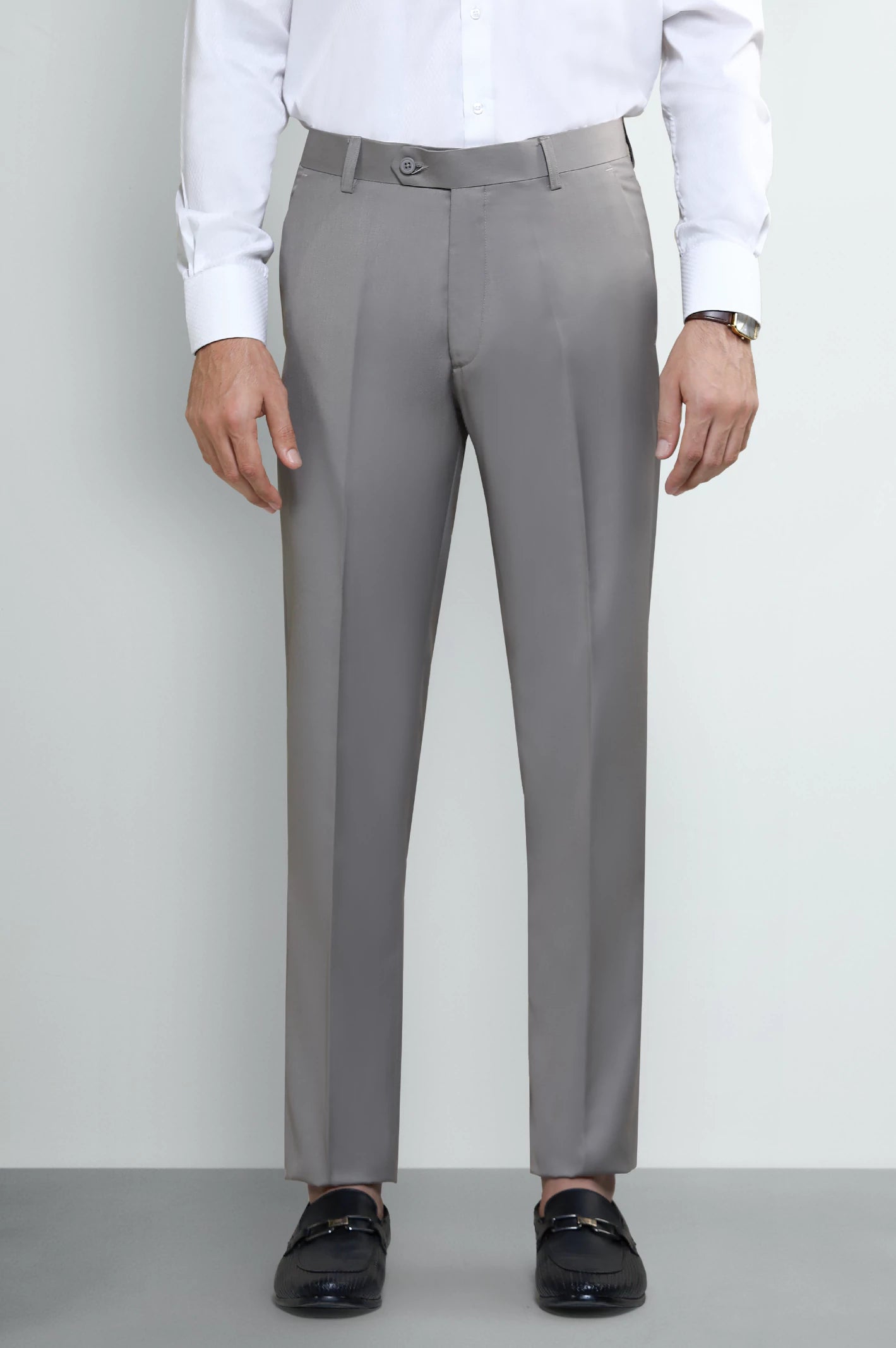 Stone Smart Fit Formal Trouser