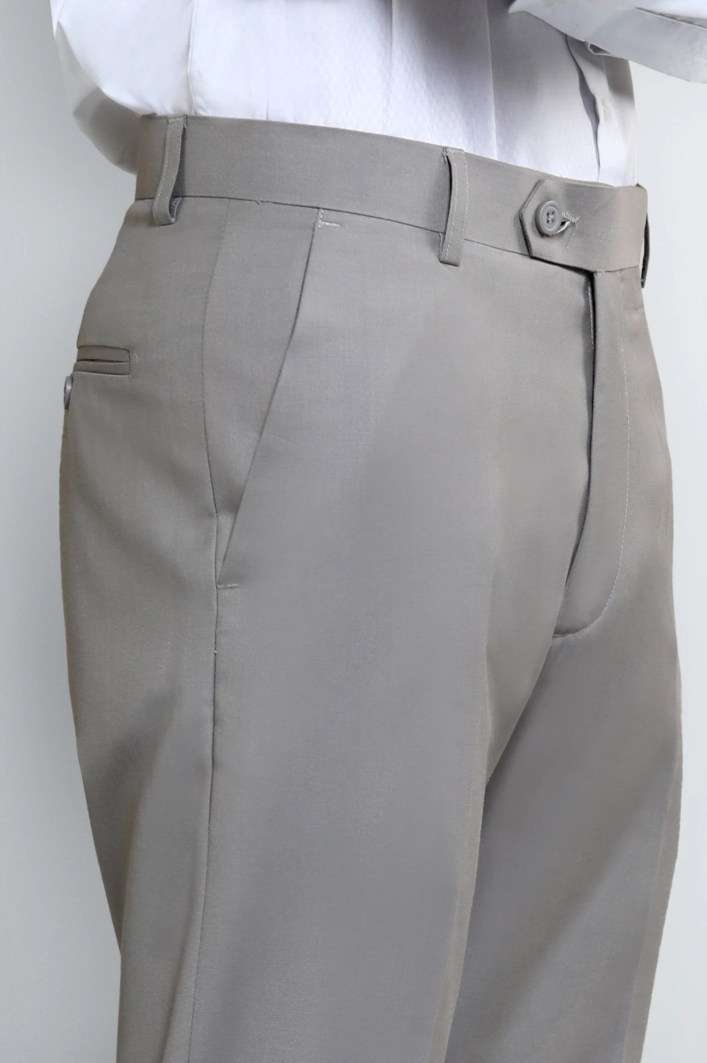 Stone Smart Fit Formal Trouser - Image 3